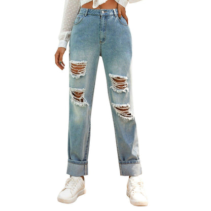 High waist Women 's Jeans