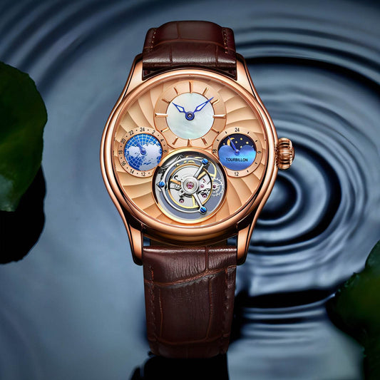 Tourbillon Hollow automatische mechanische Herrenuhr