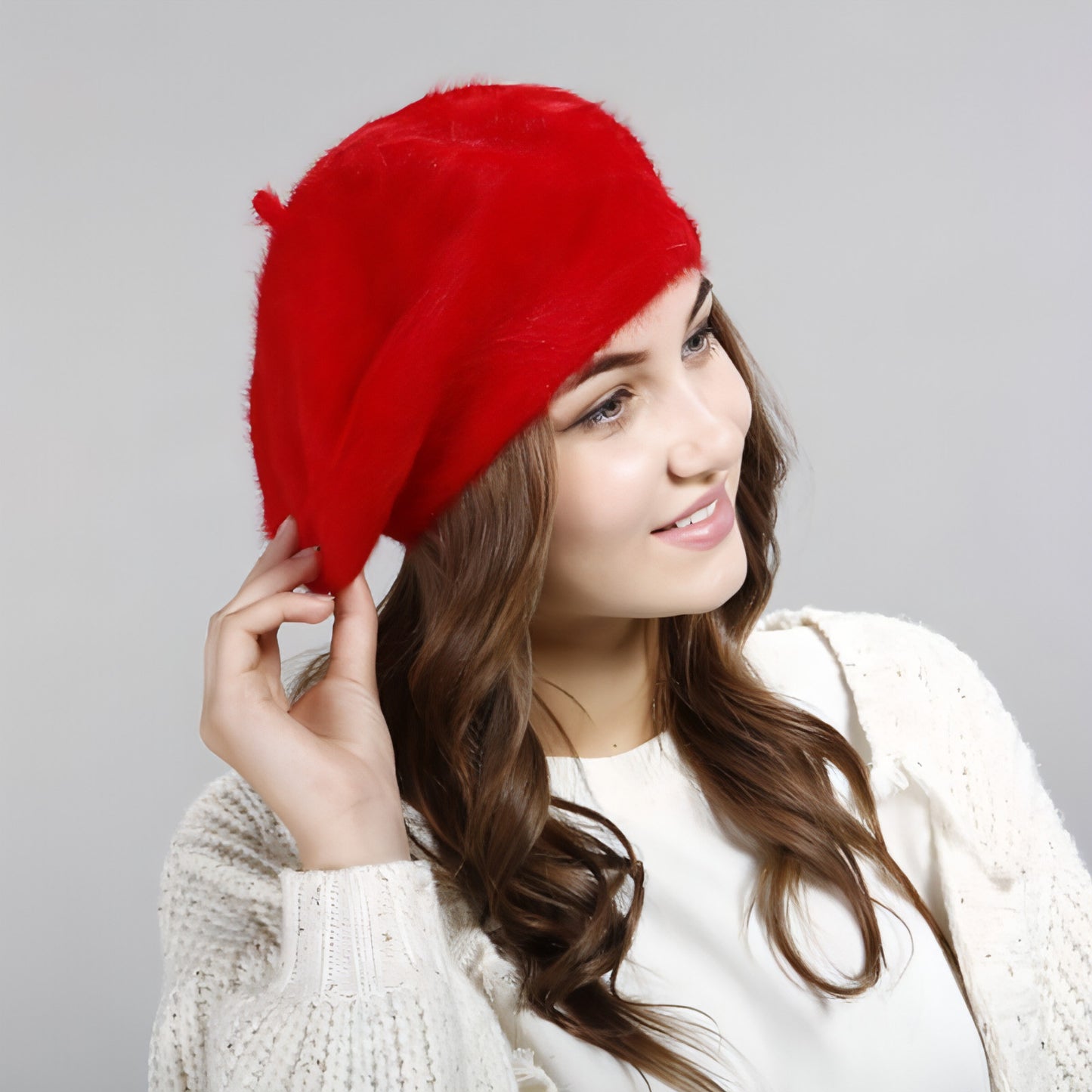 Women's Solid Color Wool Hat