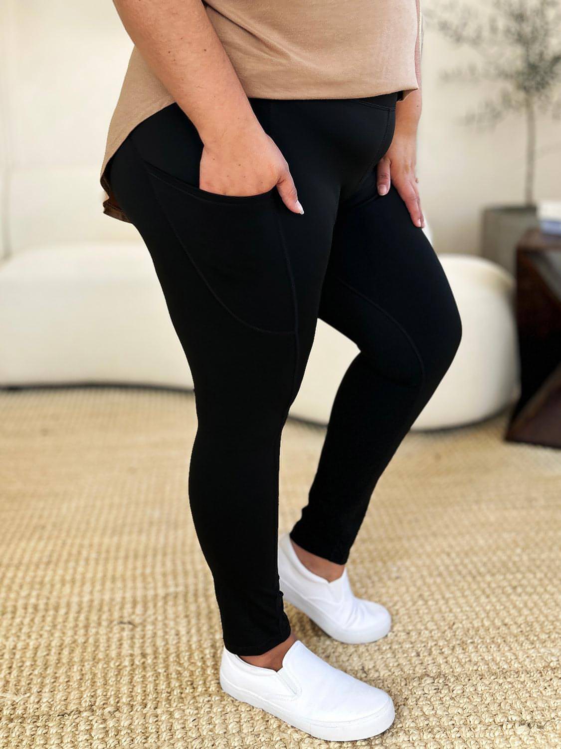 Leggings deportivos con cintura ancha