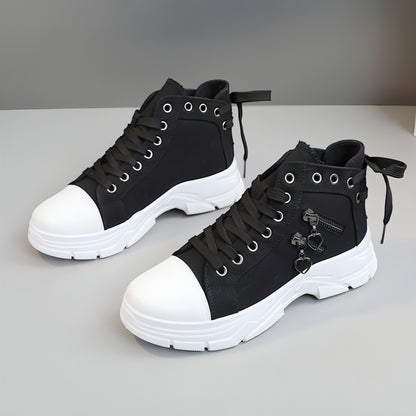 New Canvas Breathable Platform Heighten Casual Shoes Women