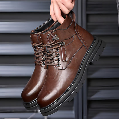 A.1 Men's Fashion British Style High-top Boots