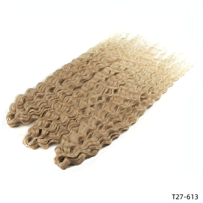 Chemical Fiber Water Ripple Crochet Curls Hair Extensions