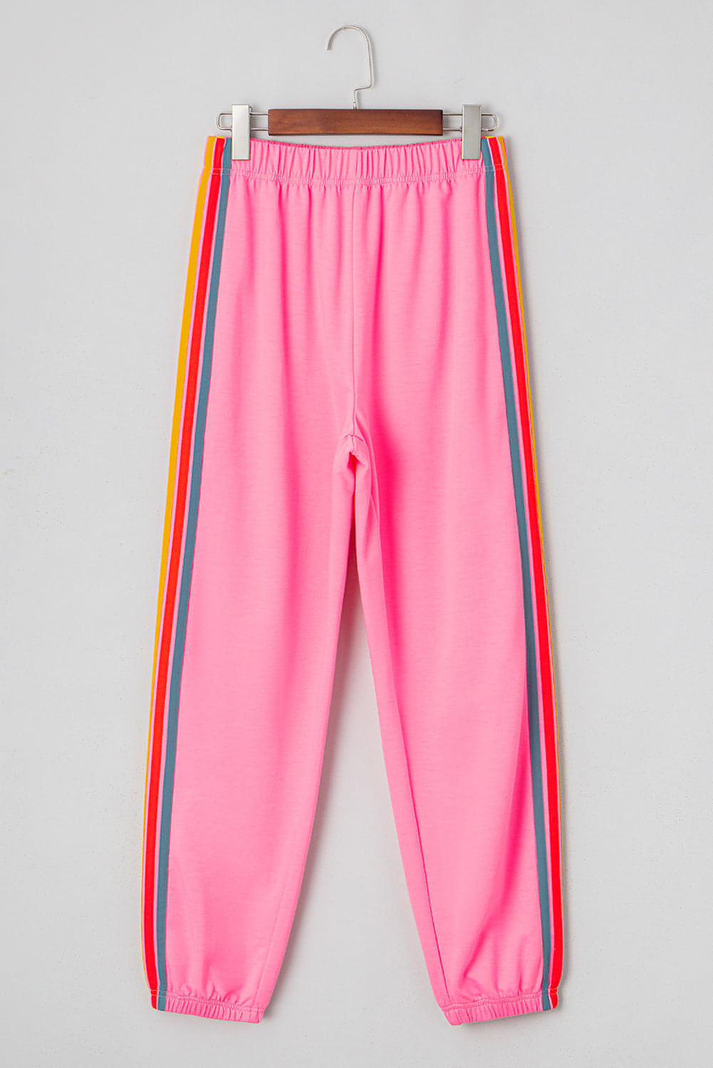 Pink Counting Rainbows High Waist Sweatpants