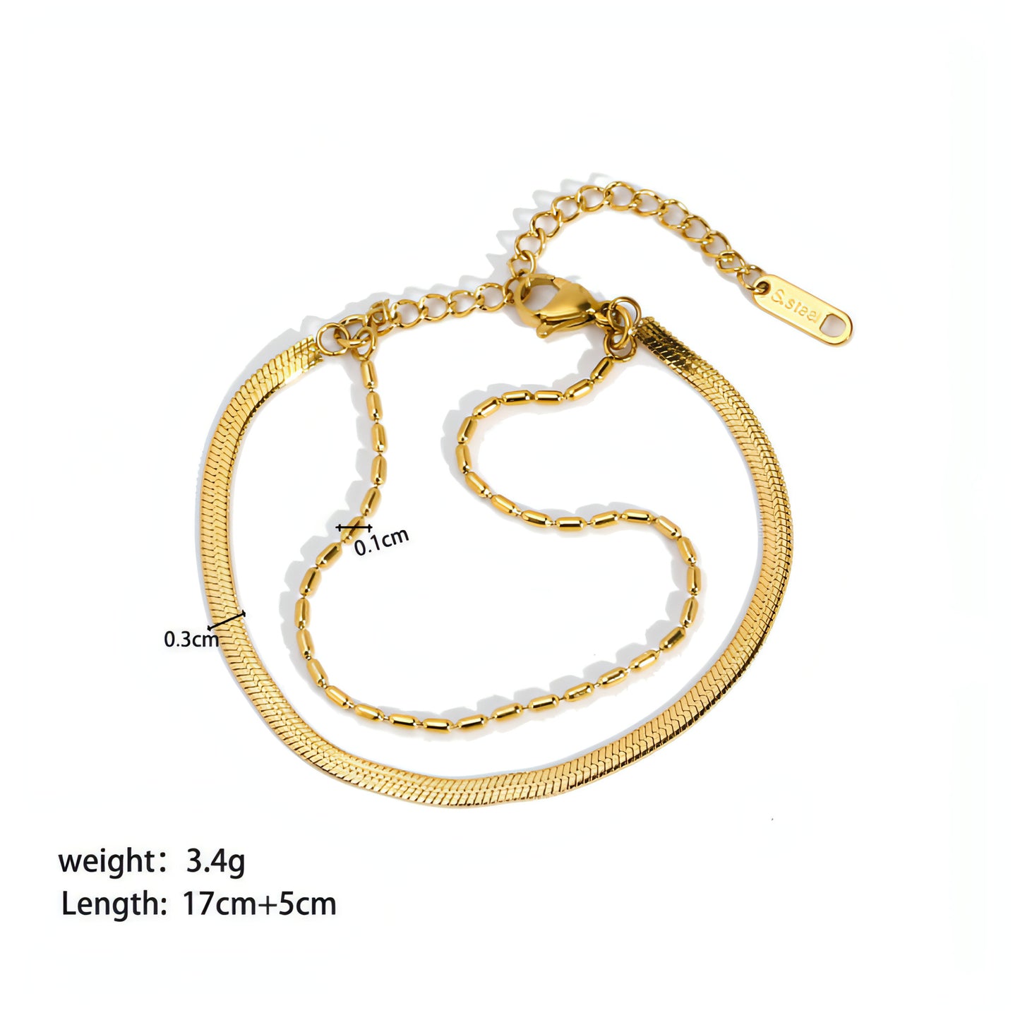 Elegant Gold-Plated Bracelet – Timeless & Stylish for Every Occasion