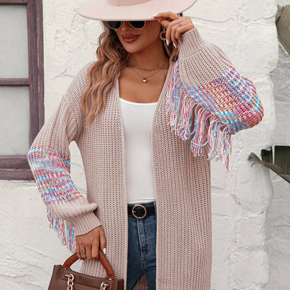 Women's Fashion Casual Tassel Sweater