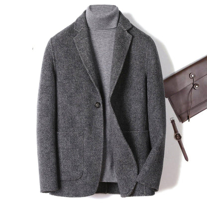 Cashmere Short Wool Jacket Men