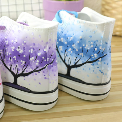 High Top Canvas Shoes For Summer And Autumn Women