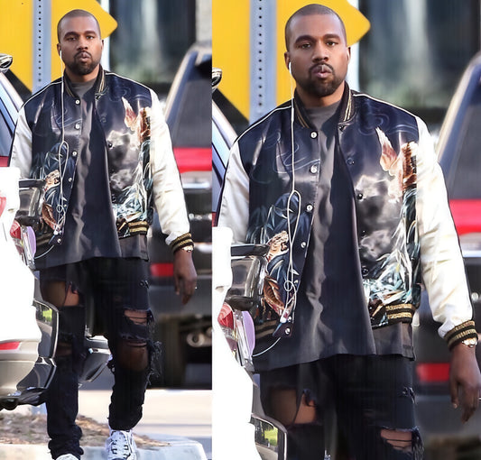 Chaqueta High Street del mismo estilo de Kanye para hombre