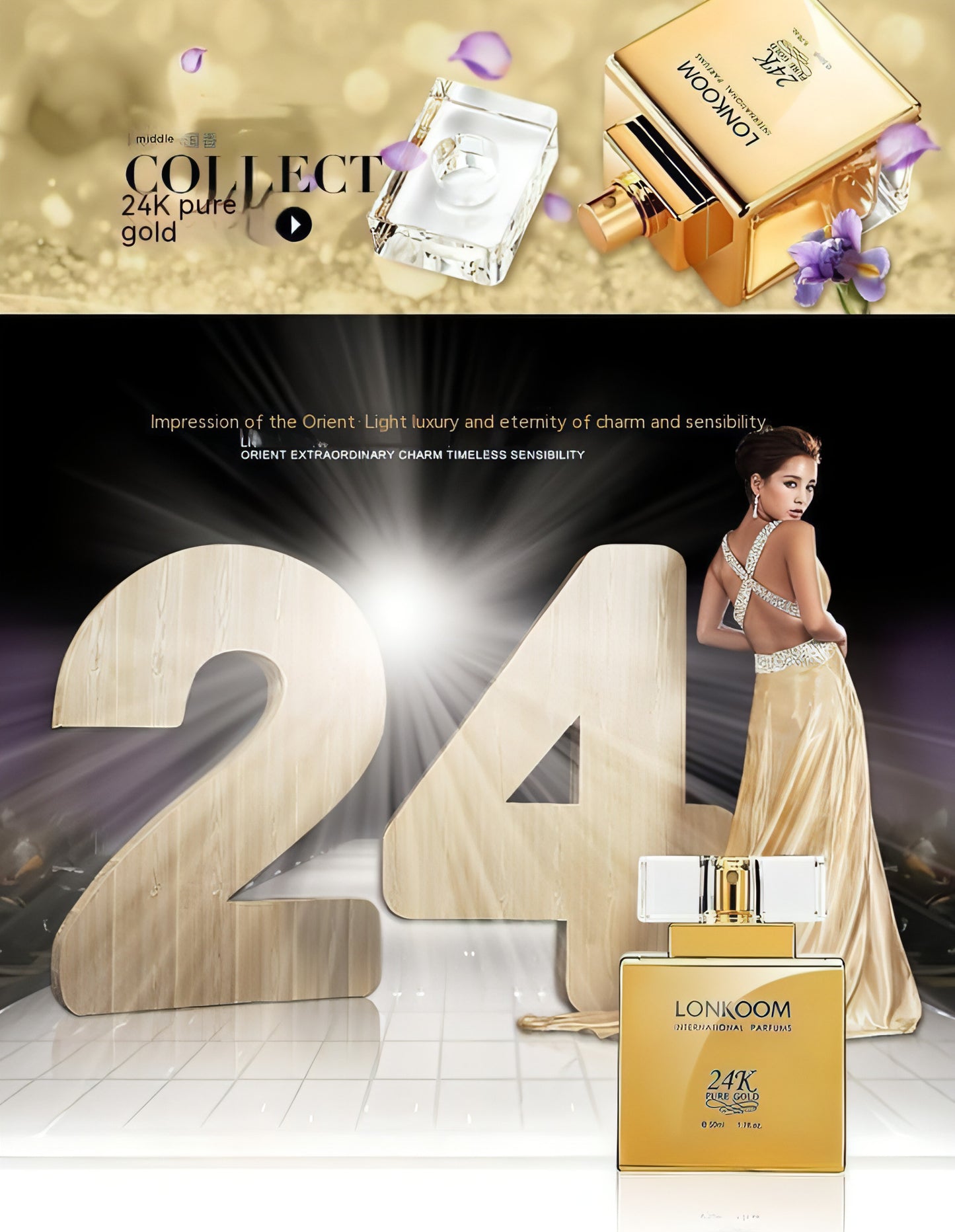 Eau De Toilette 24k Parfum - Natural De Larga Duración