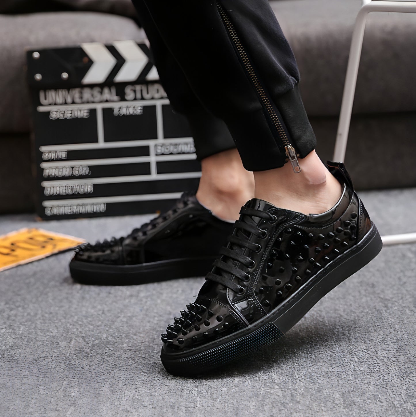 European and American fashion cowhide shoes for men