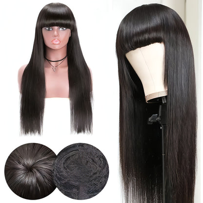 Real hair wig headgear