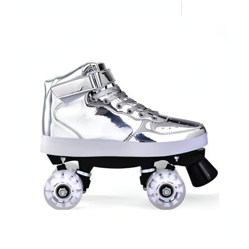 Patines de dos hileras con luz LED recargable