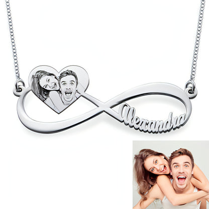 Women's Fashion Infinite Photo Necklace