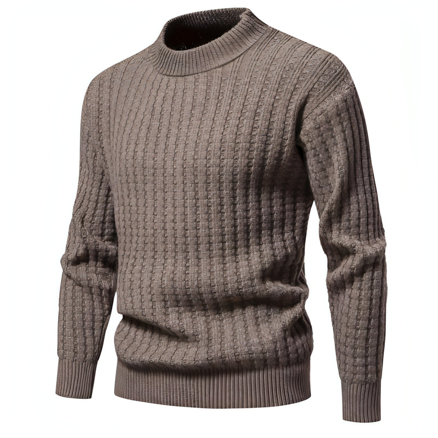 A.1. Autumn Men's Knitwear Solid Color Round Neck Fashion Sweater