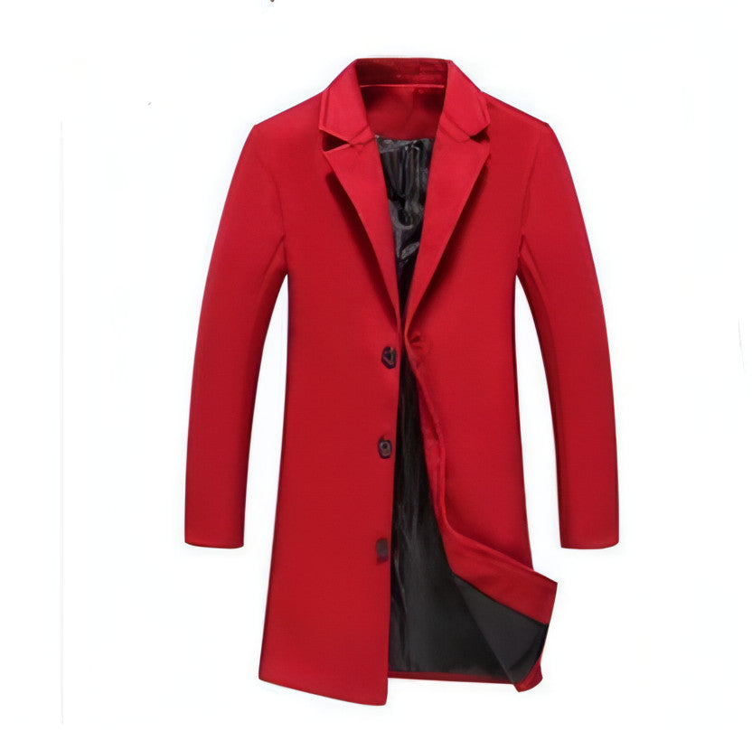 Casual Business Woolen Trench Coats