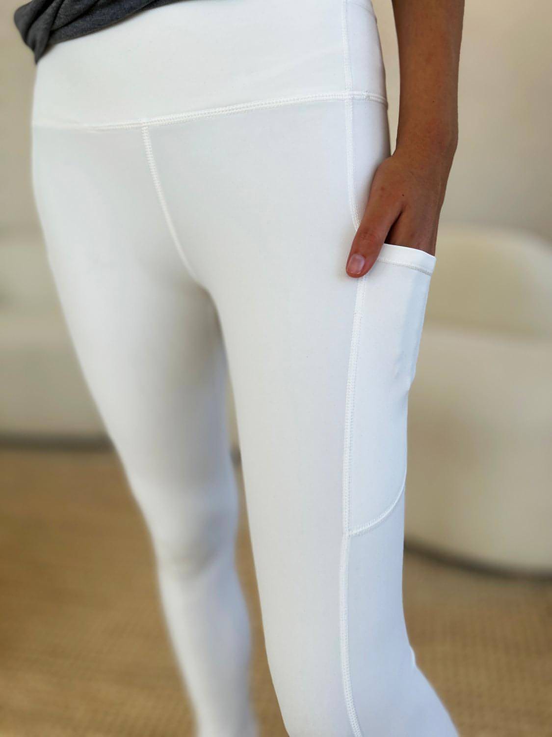 Leggings deportivos con cintura ancha