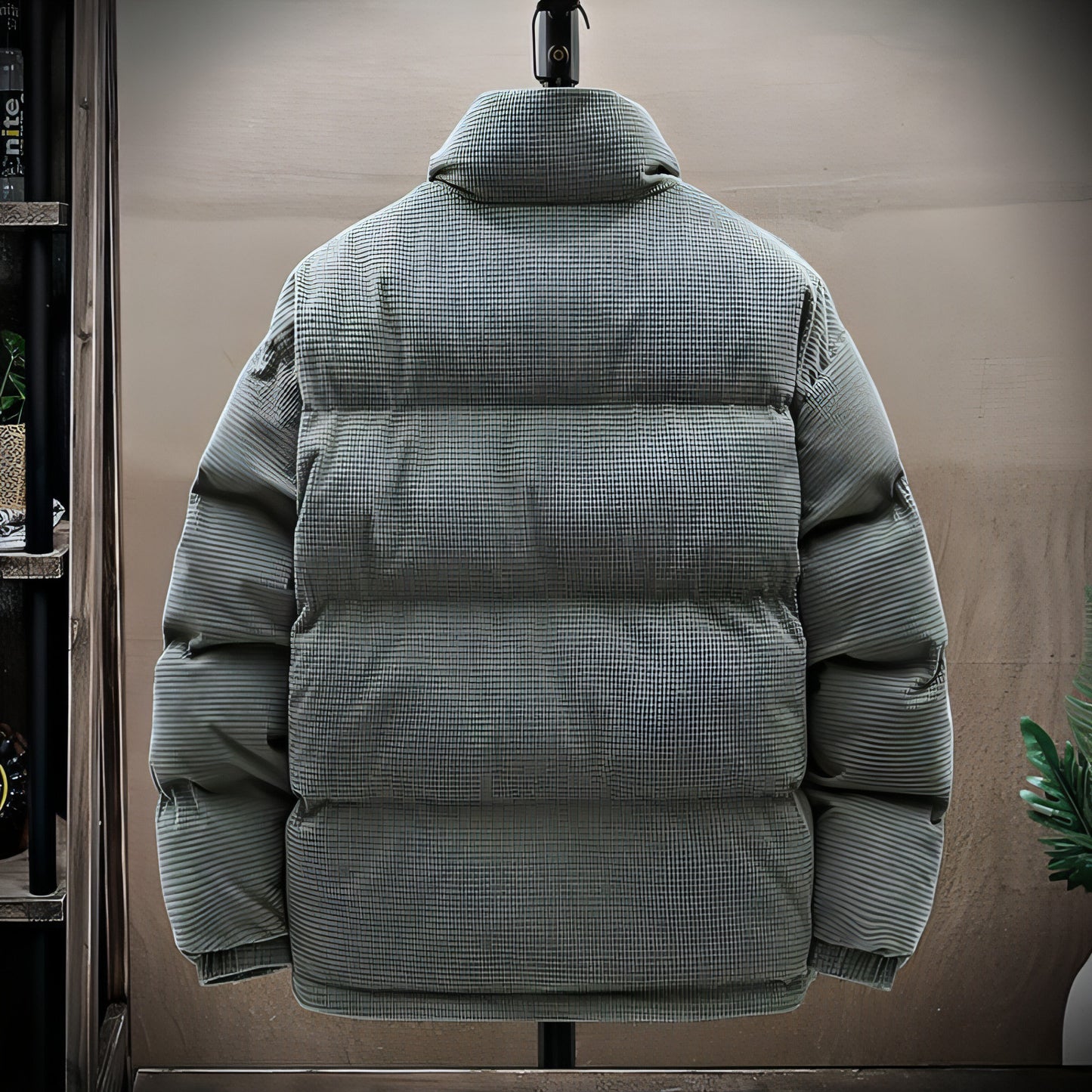 Waffle Coat Winter Warm And Trendy Cotton Coat