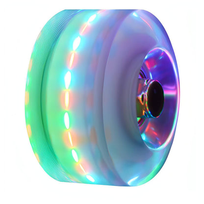 Fashionable Personality Double Row Roller Skates Luminous Wheel