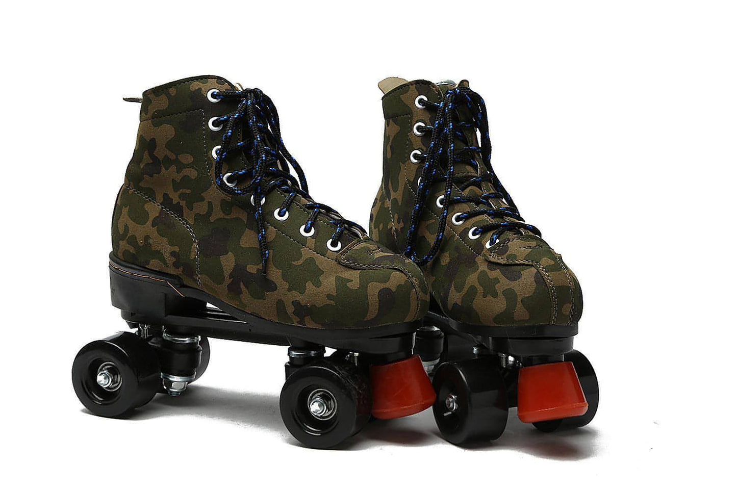 Leather Roller Blades Skates Camouflage Sneakers Flash Rollers