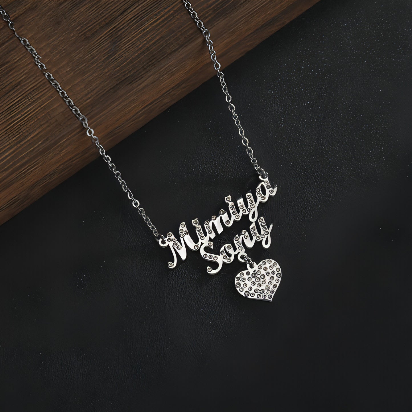 European And American Stainless Steel Name Necklace Personalized