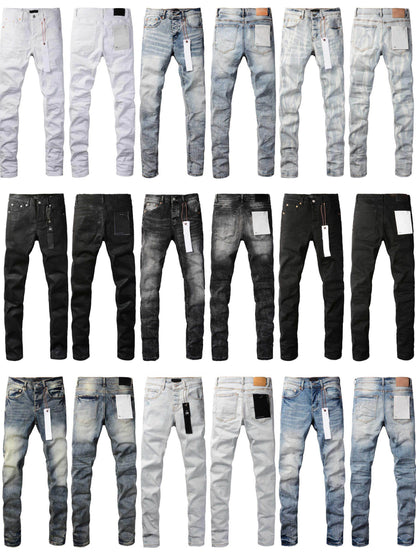 Retro Slim-fit Stretch Skinny Jeans Men