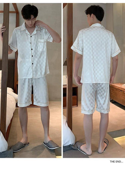 Men's Pajamas Summer Homewear Suit