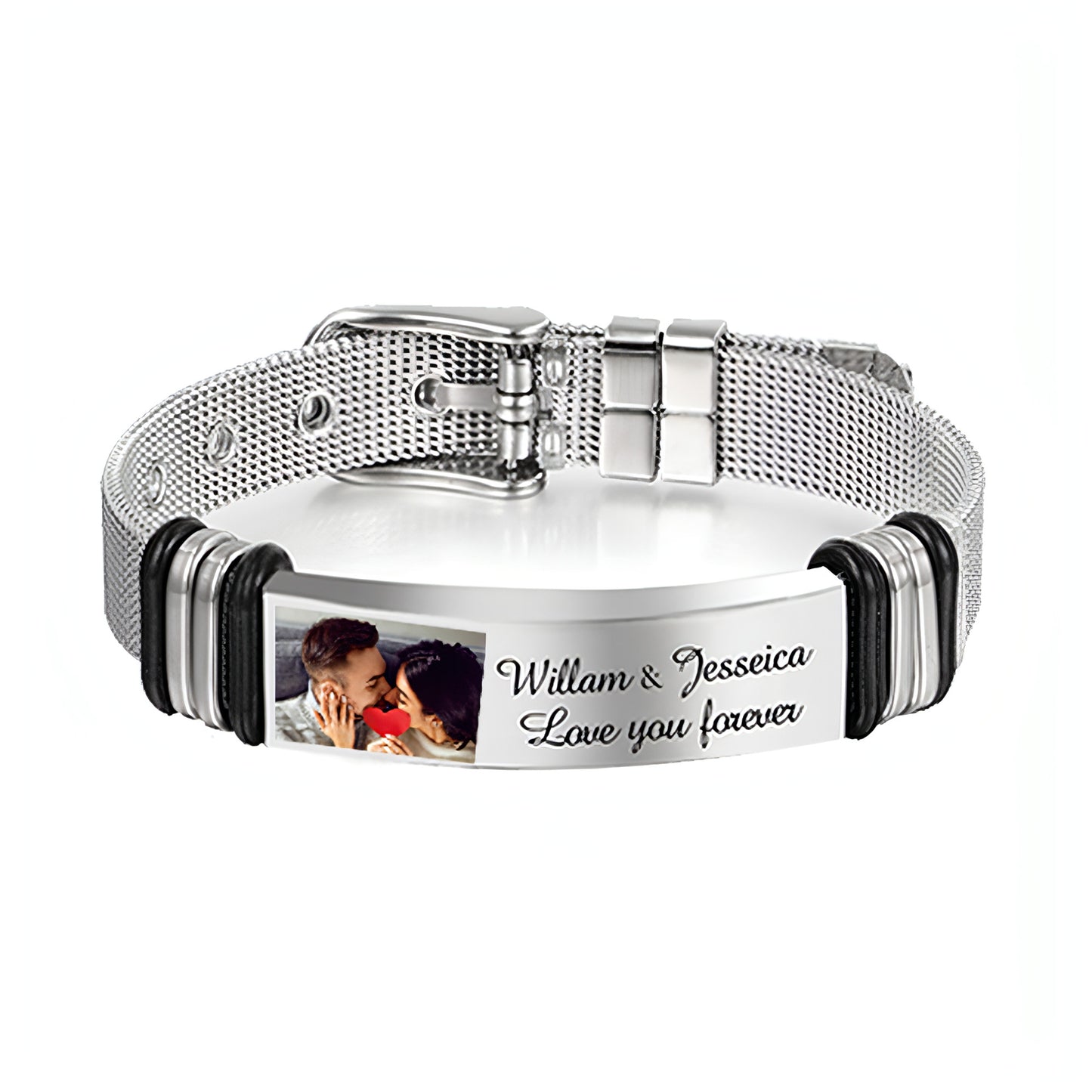 Stainless Steel Mesh Strap Bracelet – Sleek & Durable Design