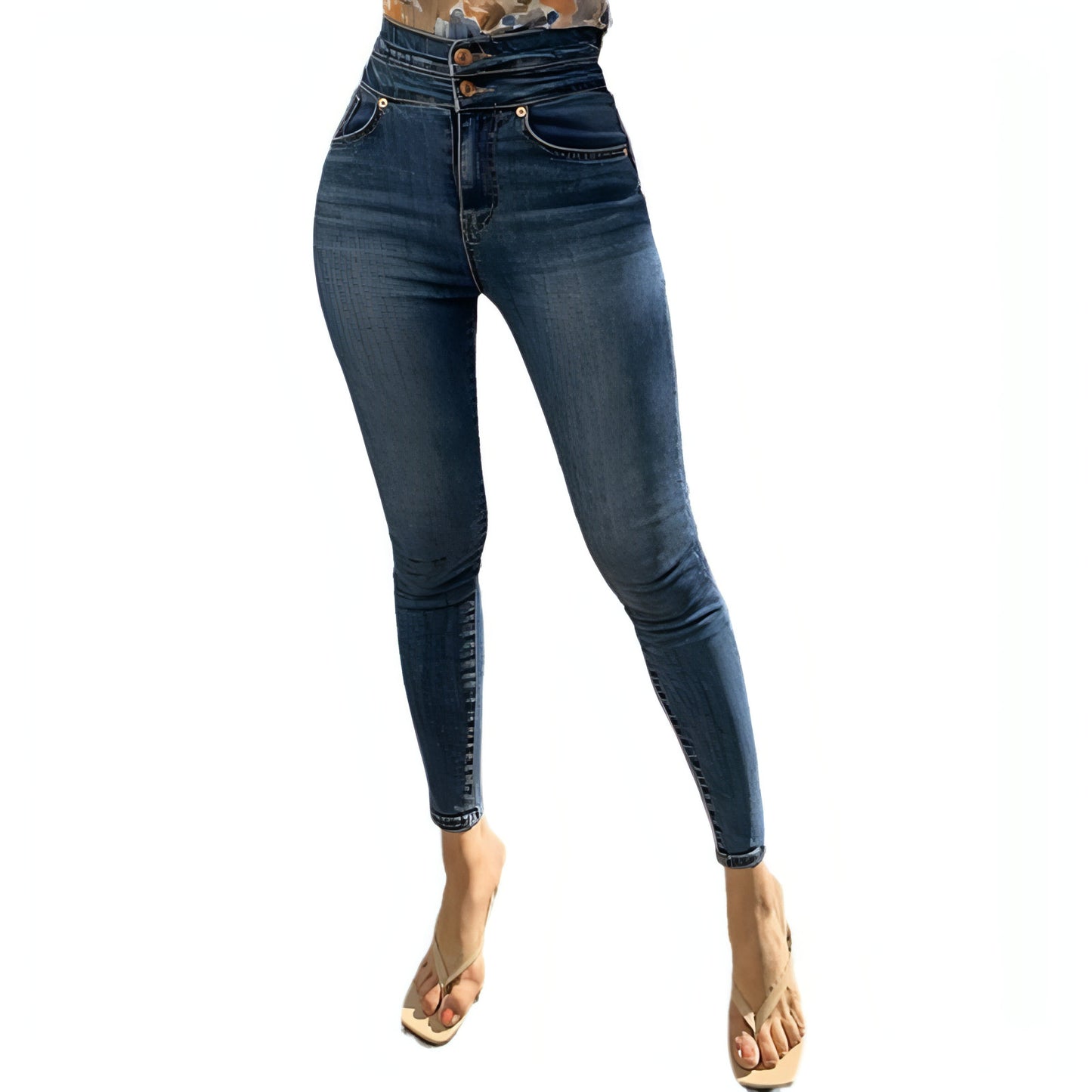 High Waist Jeans Women's Skinny Feet