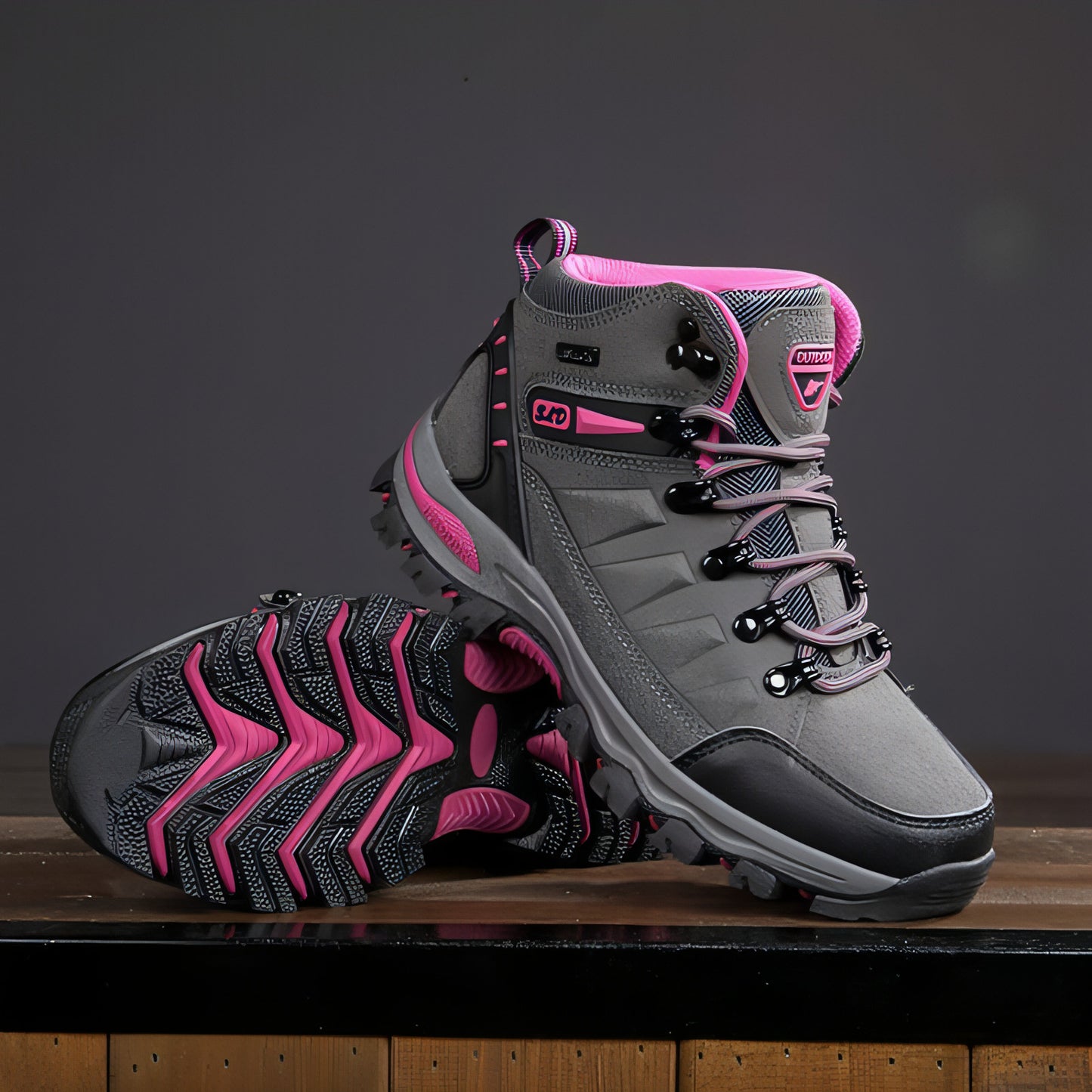 Plus Size Outdoor High-top Wear-resistant Mountaineering Women's Shoes