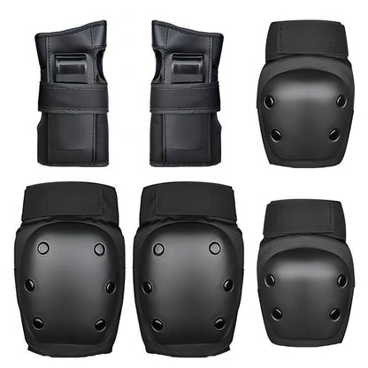 Six 6-piece Roller Skating Protective Gear Sports Protective Gear