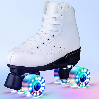 Double Row Wheel Roller Skates Round Four