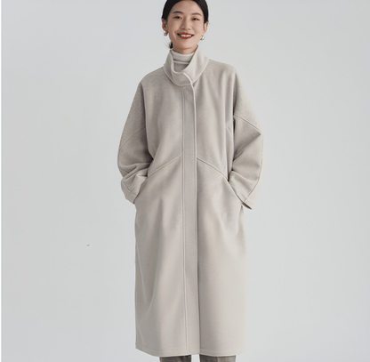 Women's Woolen Overcoat Long Coat Jacket