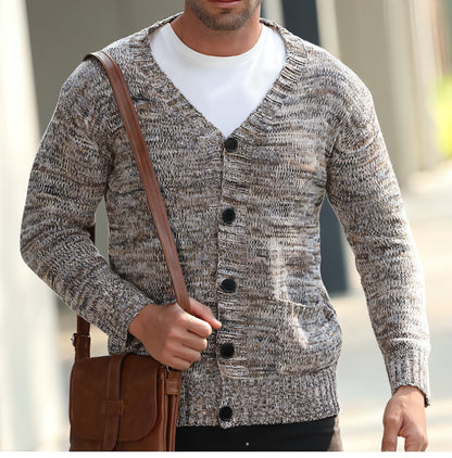 Men's Autumn And Winter Thin Mixed Wool Sweater