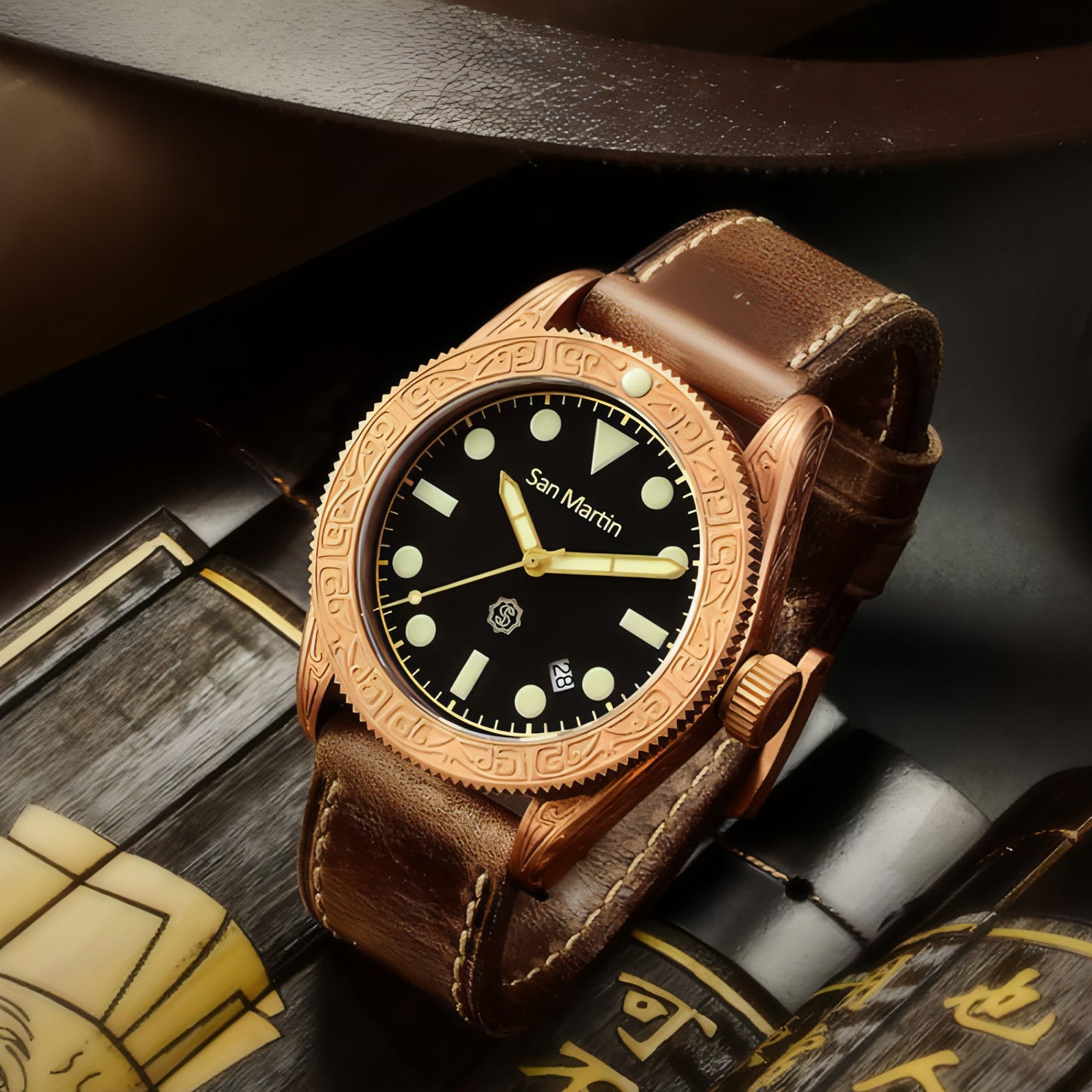 San Martin - Bronze diving watch