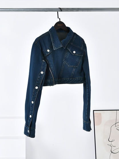 Women's Fashionable Loose Ultra-short Top Jacket