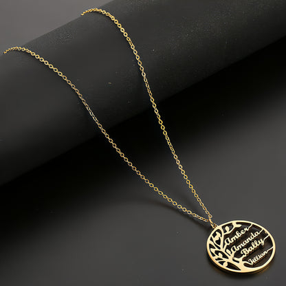 Personalized Name Circle Pendant Necklace – A Unique & Meaningful Keepsake!