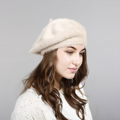 Women's Solid Color Wool Hat