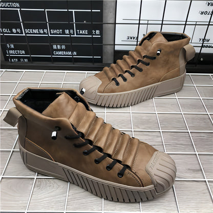 High-Top-Schuhe mit dicker Sohle, lässige Sneakers