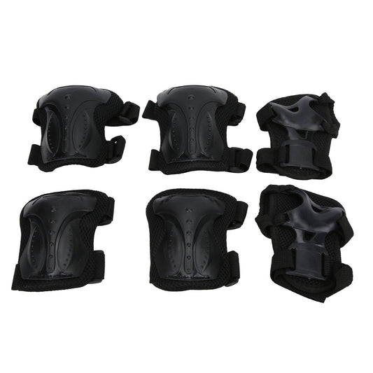 Seis 6pcs/set adultos skateboard kit de proteção contra joelheiras de marchas de joelhos