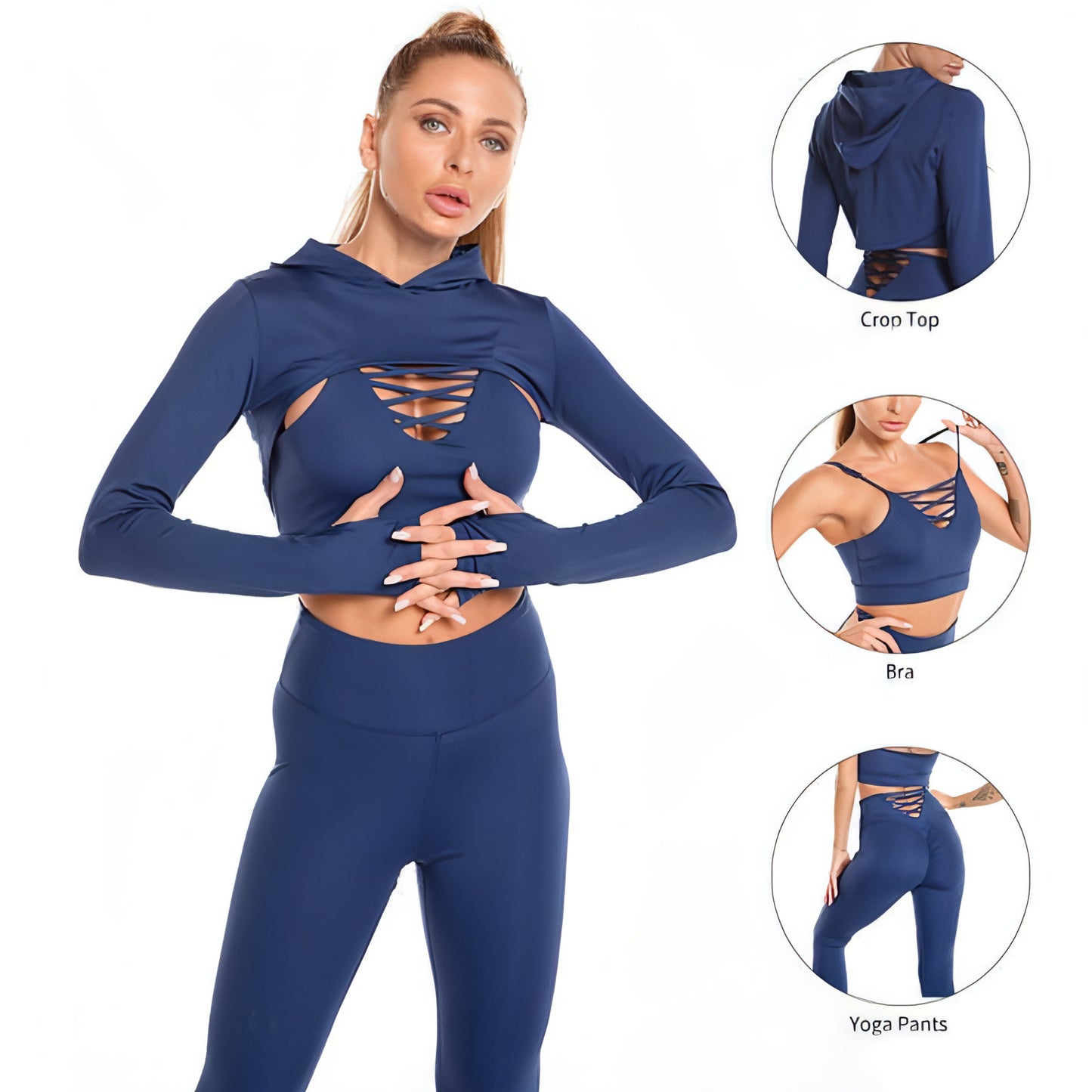 Yoga Fitness Leggings Sport Fitnessstudio Outfits Kleidung