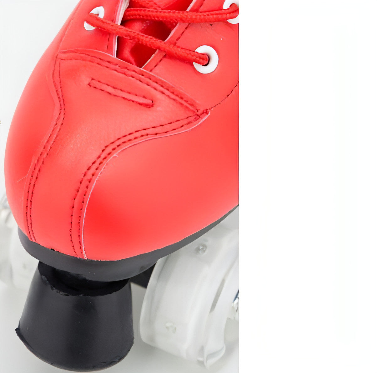 Big Red Cowide Double Row patins com rodas piscantes e resistência ao desgaste