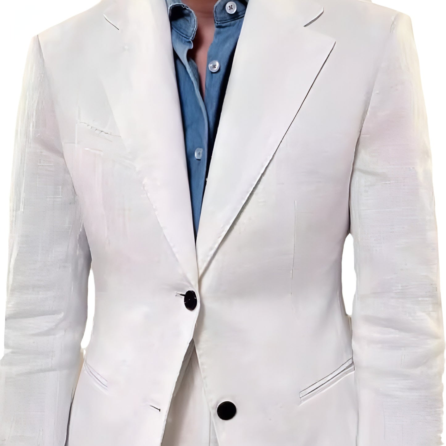 Spring Pure Linen Suit Suit Men's Solid Color