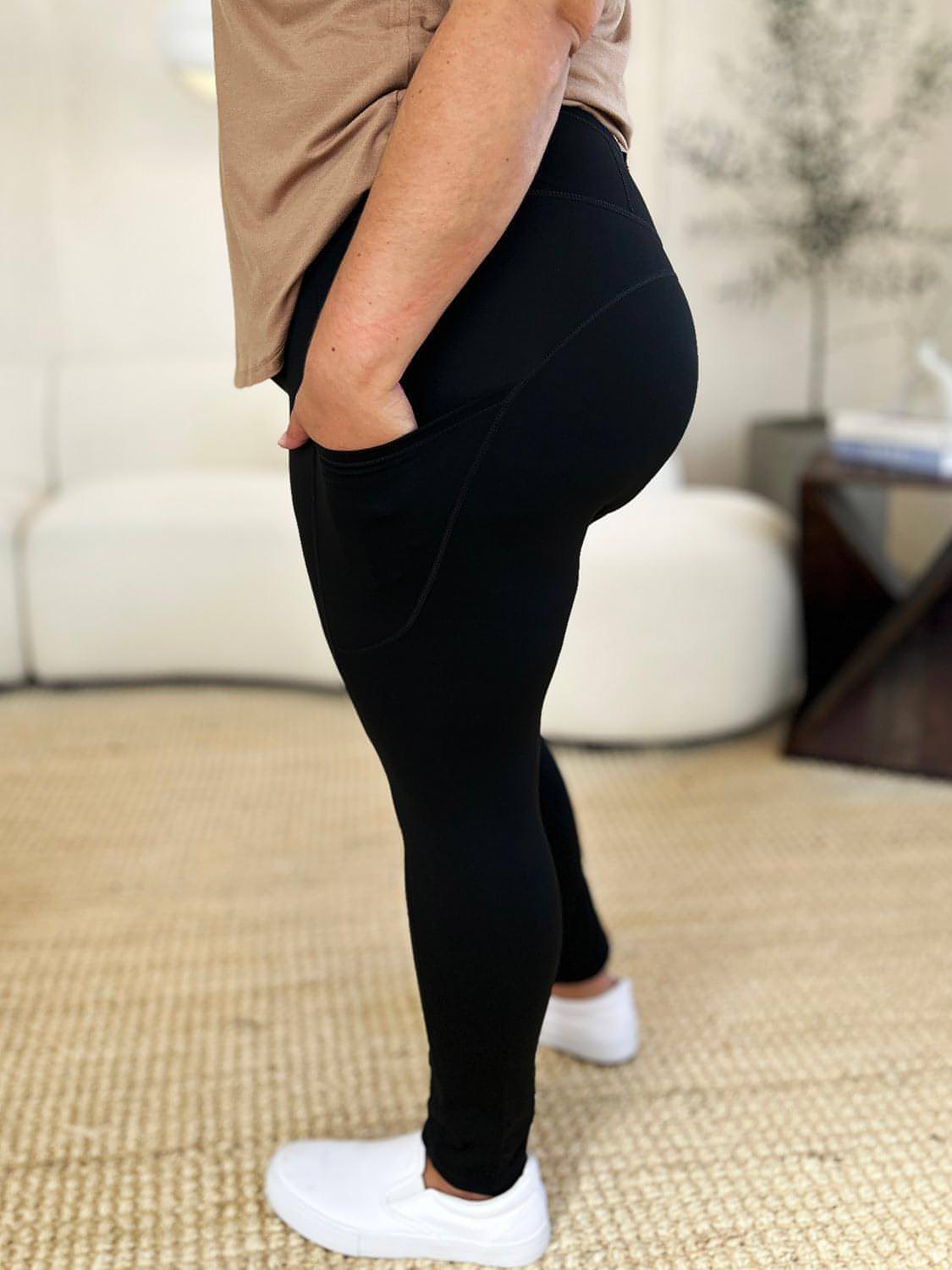 Leggings deportivos con cintura ancha