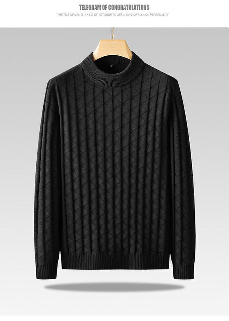 Men's Plus Size Knitted Sweater