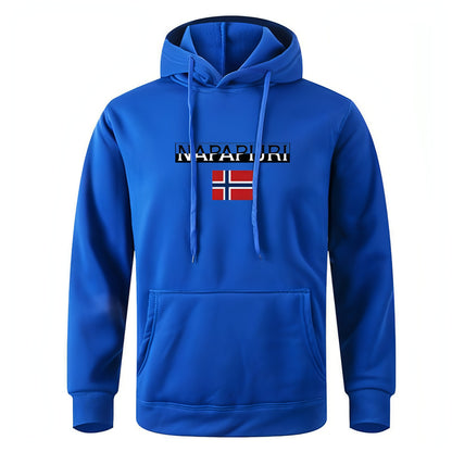 Napapijri Herren Pullover Hoodie Bedruckter Pullover Lässig