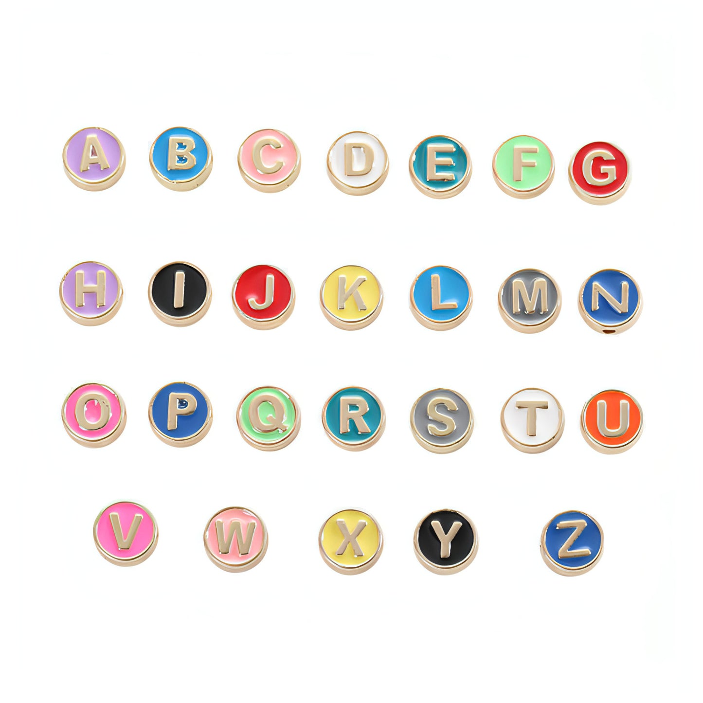 Personalized Alphabet Letter Charms – Perfect for DIY Bracelets & Necklaces