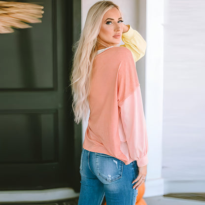 V-neck Long Sleeve Top Women's (T-shirt)