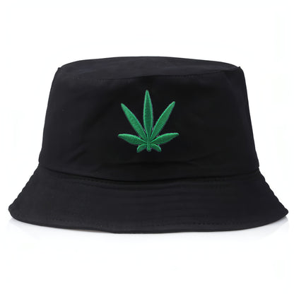 Maple Leaf Embroidered Fisherman Hat