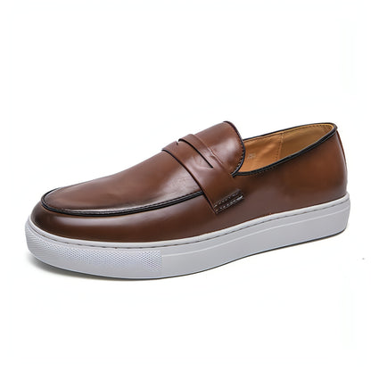 Plus Size Board Shoes Male Business Casual Leather Shoes Men